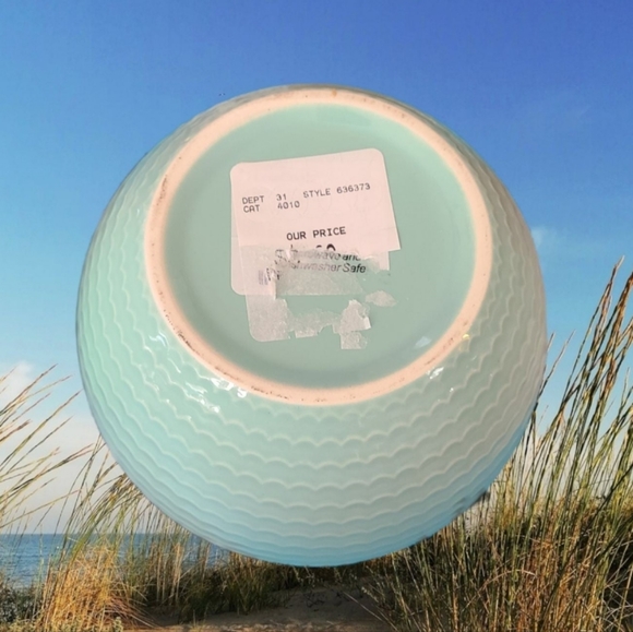 Light Blue Seashell Bowls 2pc Set NWT - Picture 7 of 8